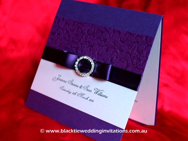 wedding invitation violetta