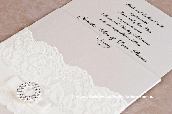 bridal lace - invitation