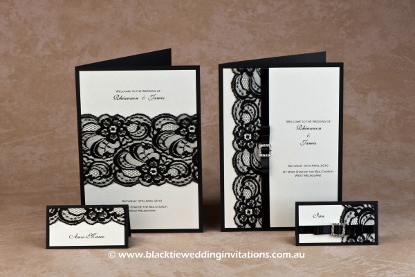 shimmer - place cards and service booklet covers