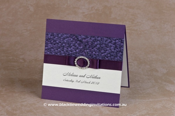 wedding invitation violetta