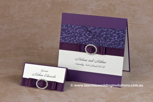 violetta - place card and invitation