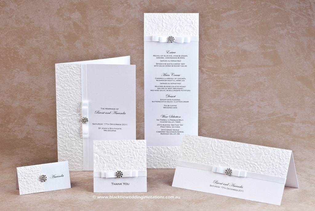 wedding stationery design - dove