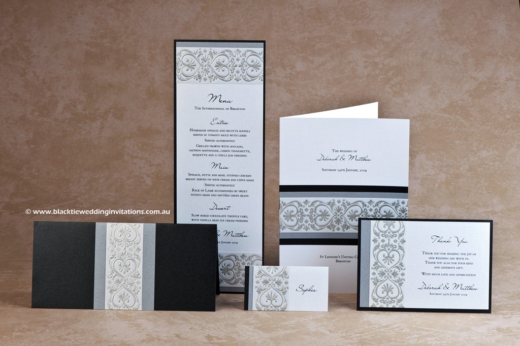 wedding stationery design - prince william