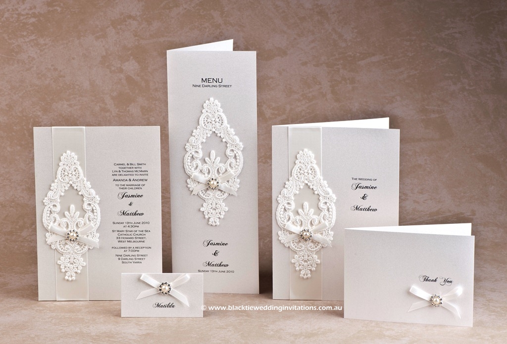 wedding stationery design - snowflake