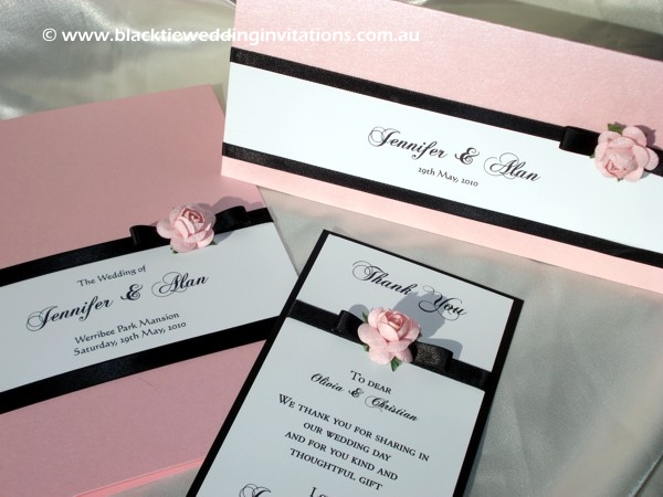 wedding invitation blush